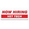 Signmission Now Hiring Vet Tech Banner Apply Inside Accepting Application Single Sided B-120-30319 - alternate 1